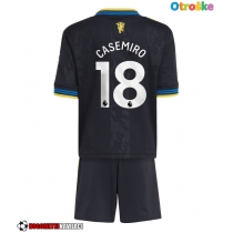 Otroške Nogometnih dresov Manchester United Casemiro #18 Tretji 2025-26 Kratki rokavi (+ hlače)